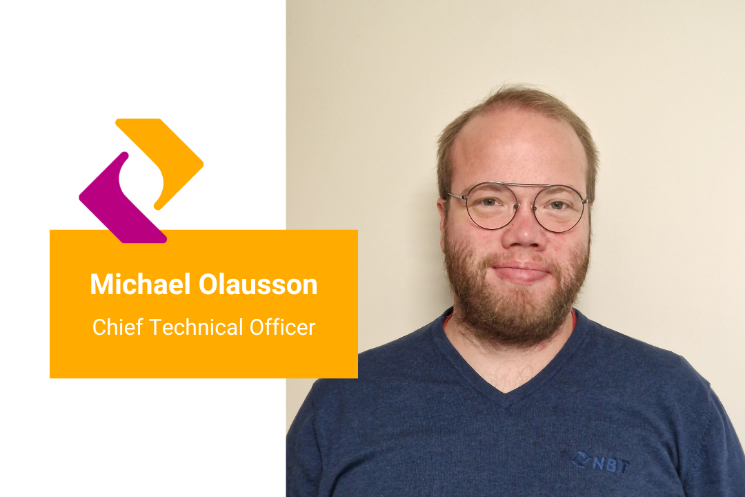 Fotografiet viser profilbilde av Michael Olausson som er ny Chief Technology Offi
