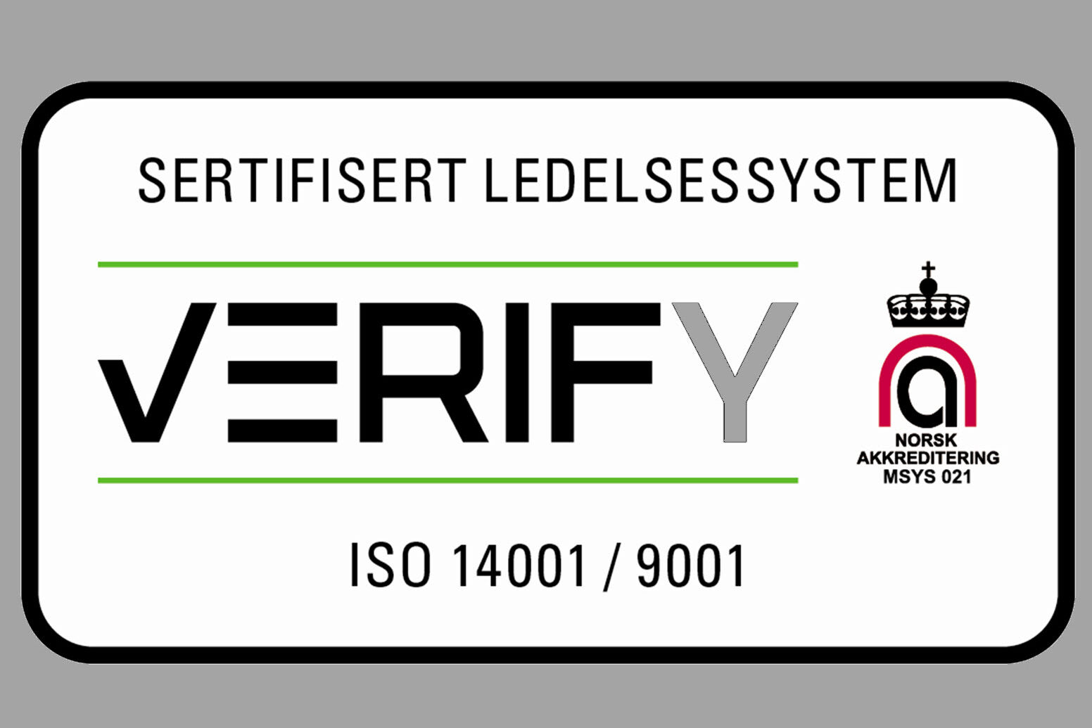 ISO-sertifisert pakketransport